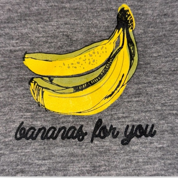 LANE BRYANT Bananas For You Graphic V-Neck Tee - 18/20 Grey - Picture 9 of 13